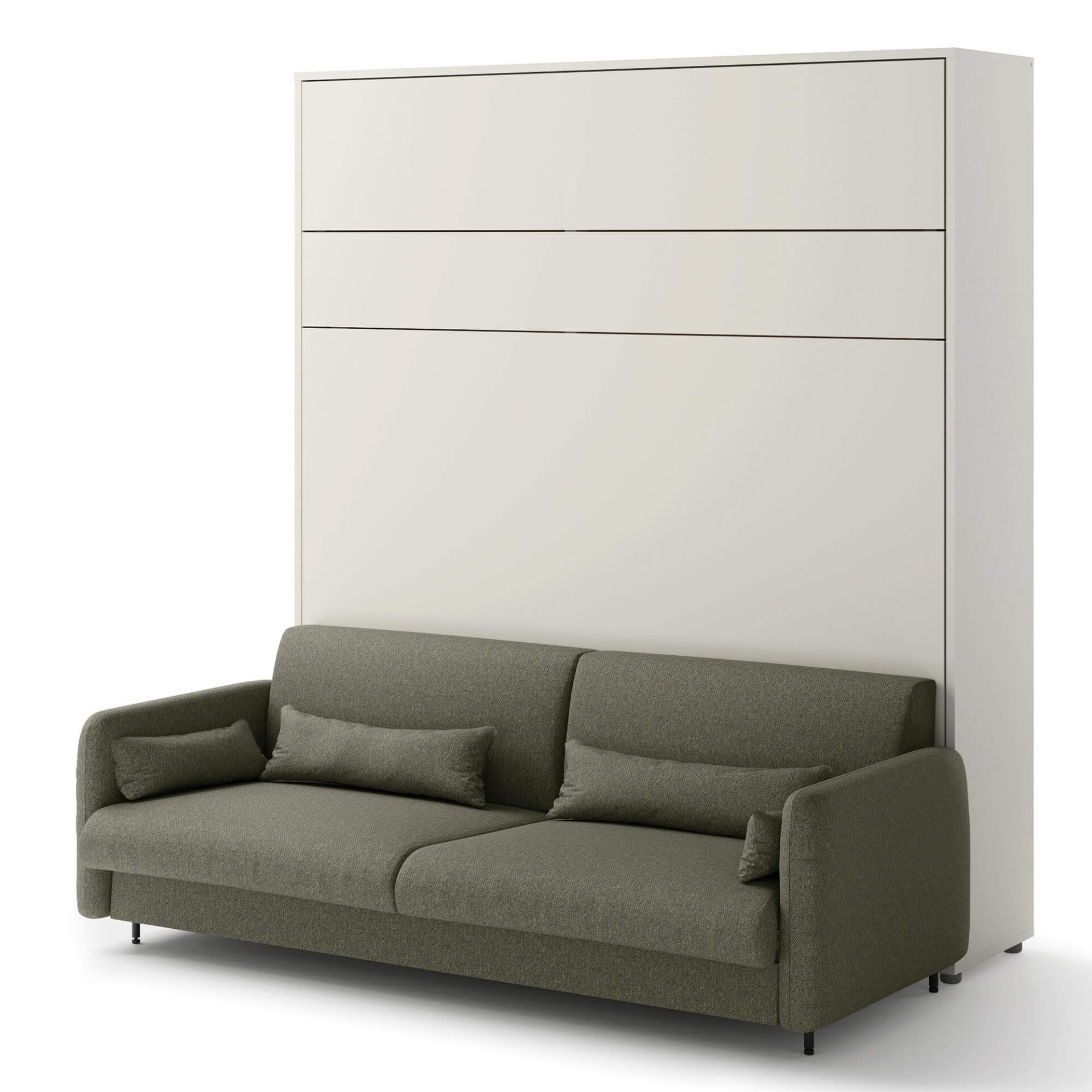 Lovos koncepcija BC-35 - Sofa 180, skirta BC-13 - žalia/pilka priekinė dalis — изображение 3