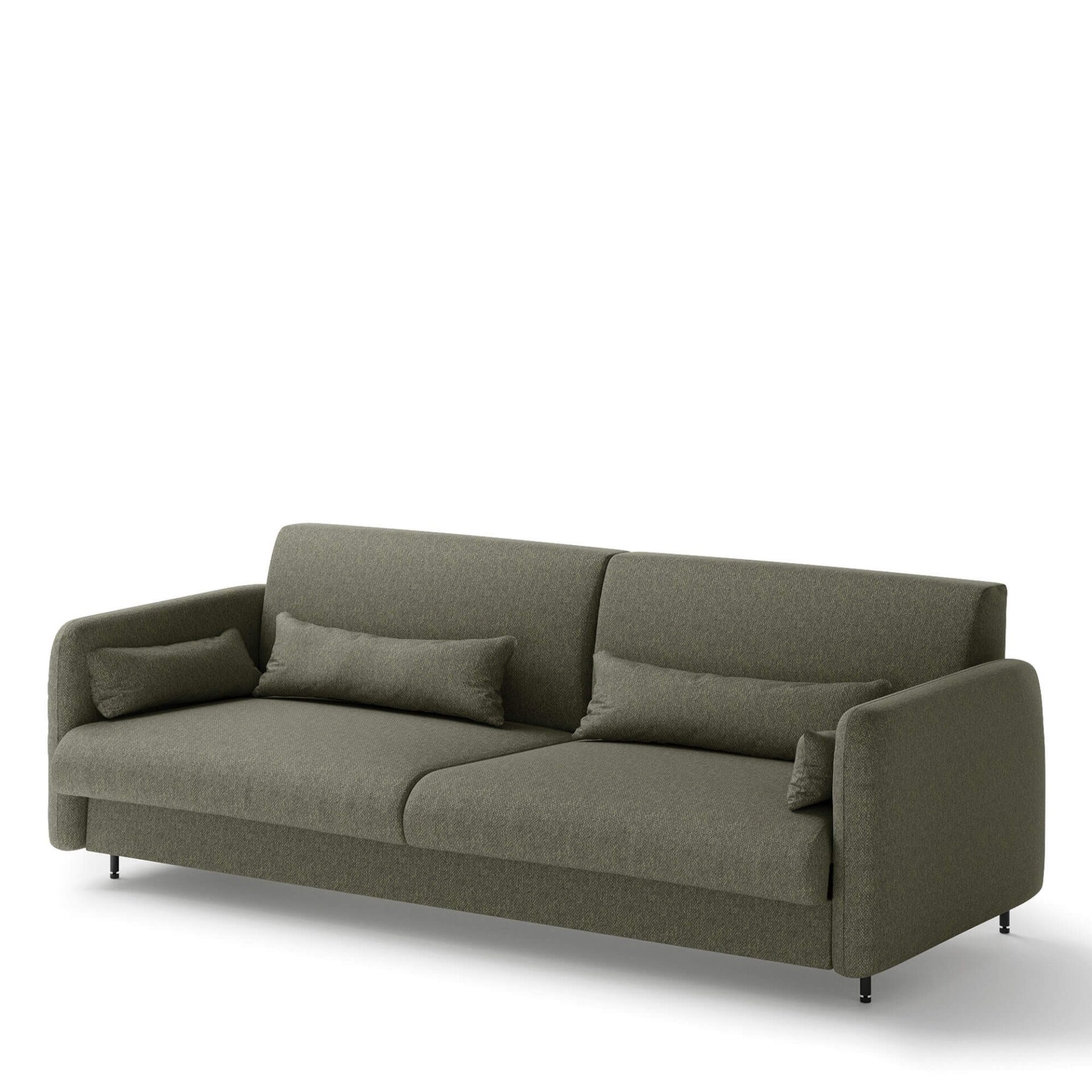 Lovos koncepcija BC-35 - Sofa 180, skirta BC-13 - žalia/pilka priekinė dalis — изображение 4