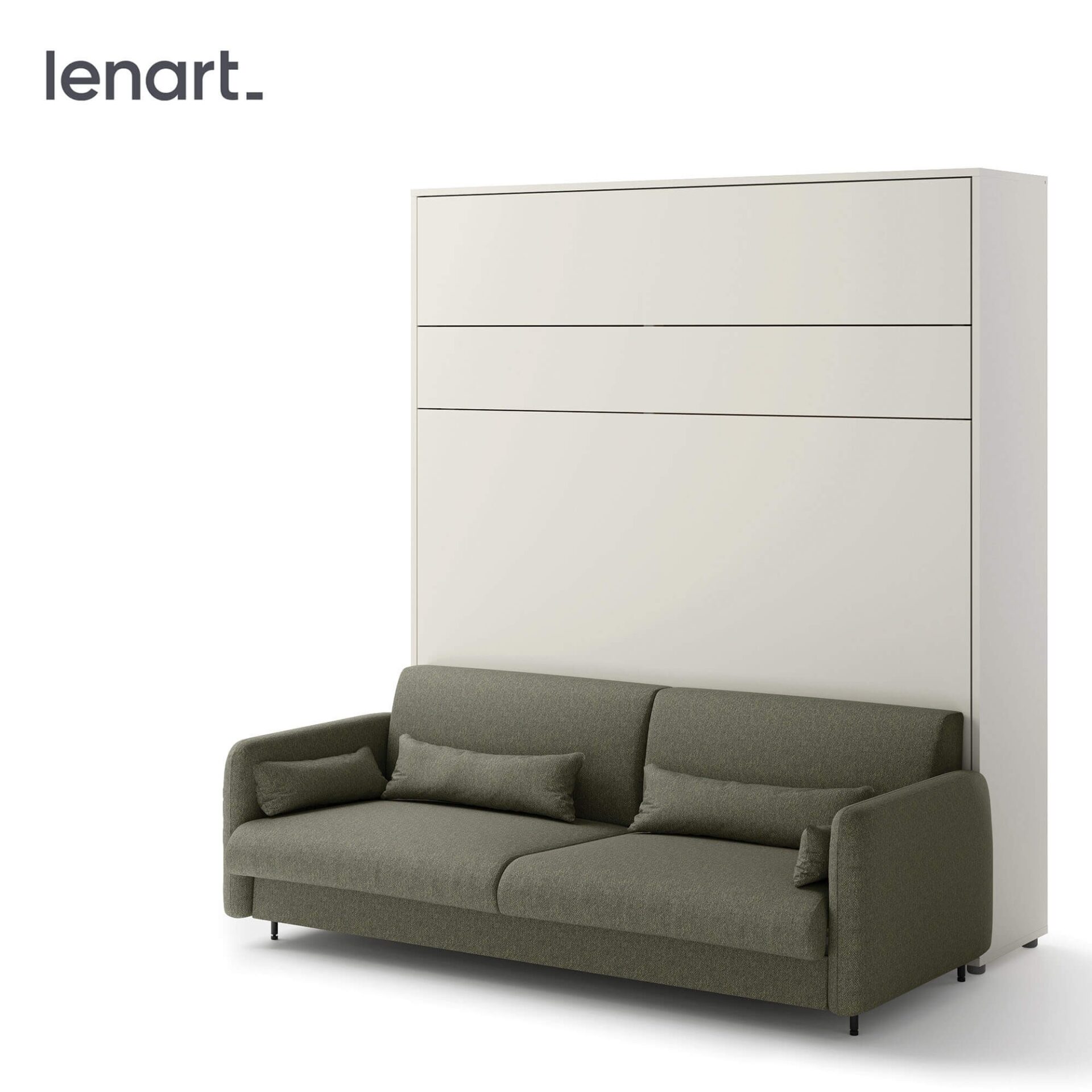 Lovos koncepcija BC-35 - Sofa 180, skirta BC-13 - žalia/balta priekinė dalis — изображение 6