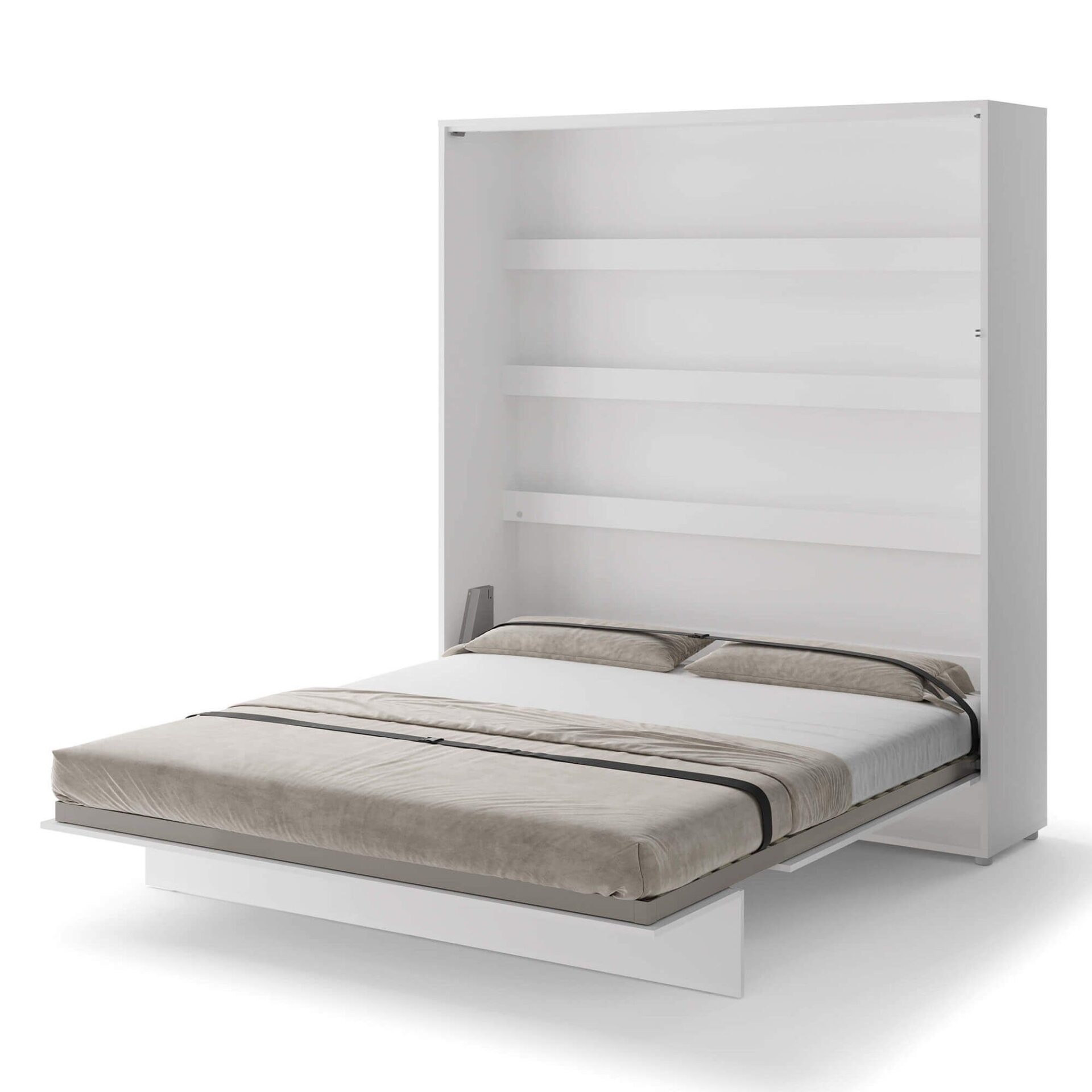 Lovos koncepcija BC-13p - vertikali sieninė lova 180 - balta blizgi - Paveikslėlis 3