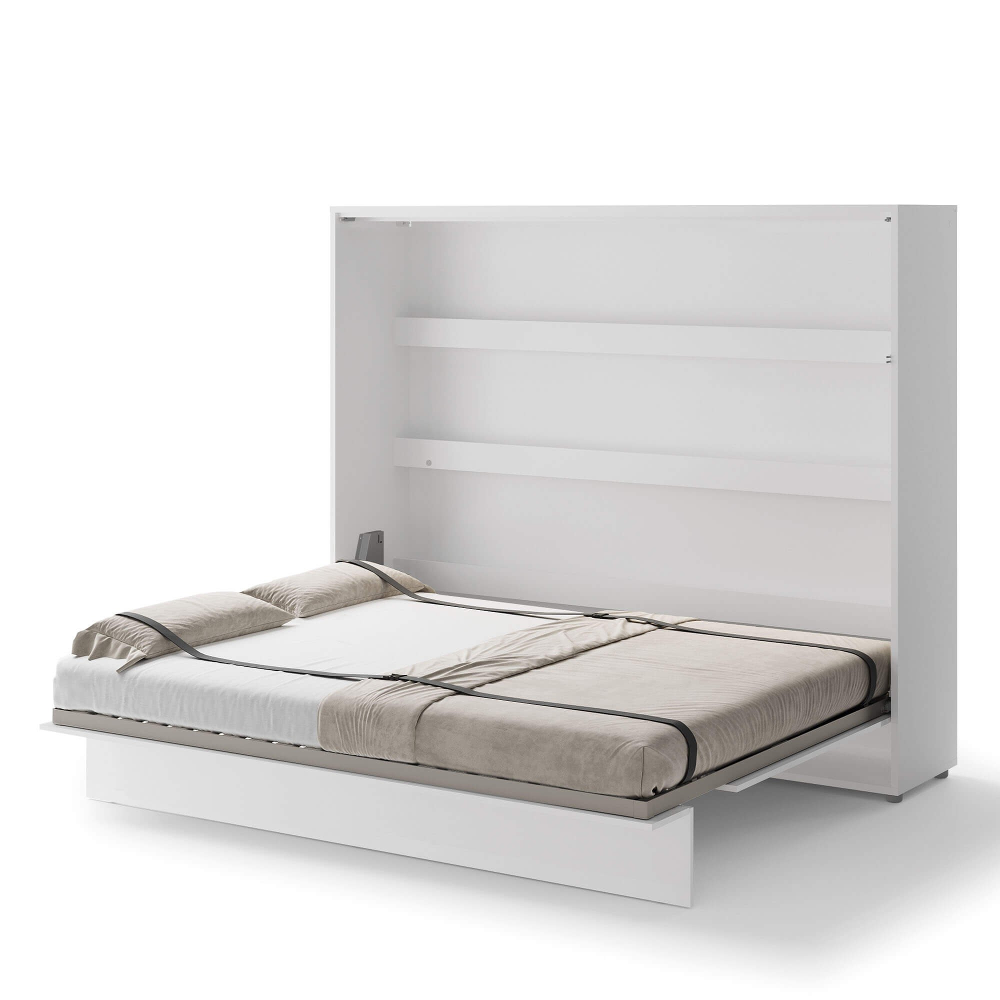 Lovos koncepcija BC-14 - horizontali prie sienos montuojama lova 160 - balta — изображение 3