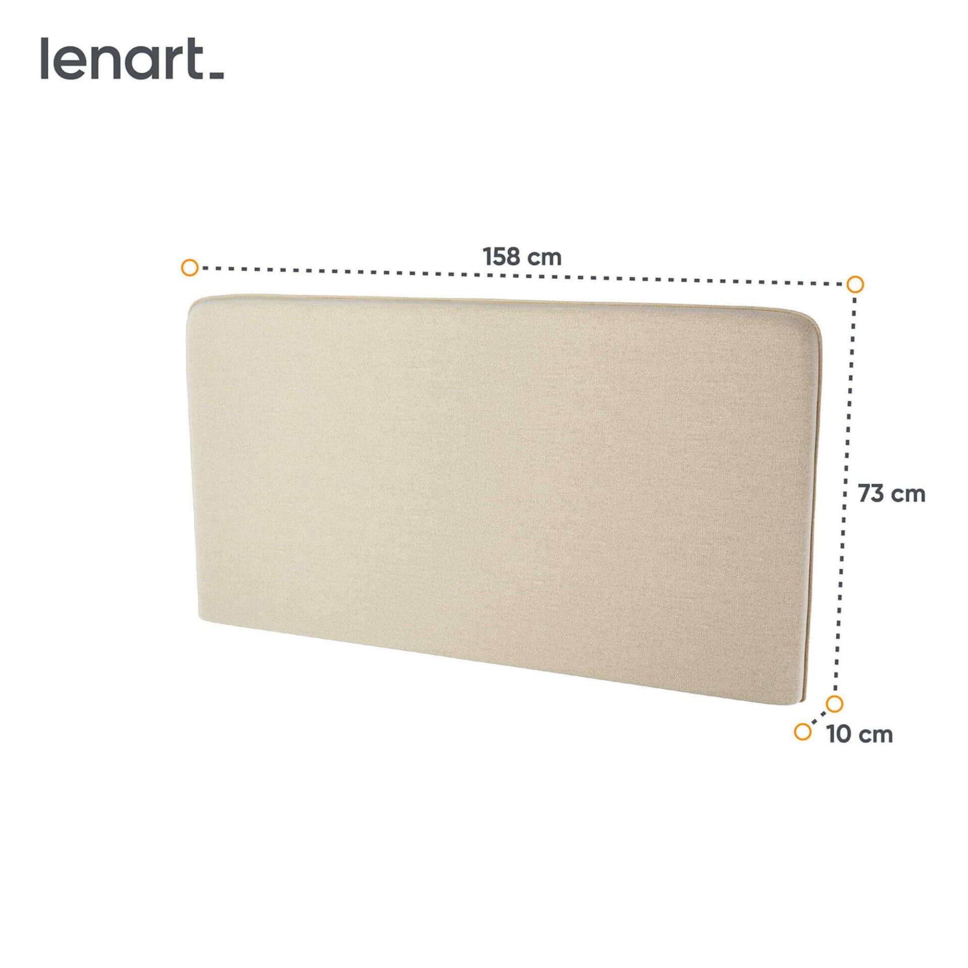 Lovos koncepcija BC-17 - minkšta galvos atrama 160, skirta BC-12 - smėlio spalvos ART 82610 - Paveikslėlis 3