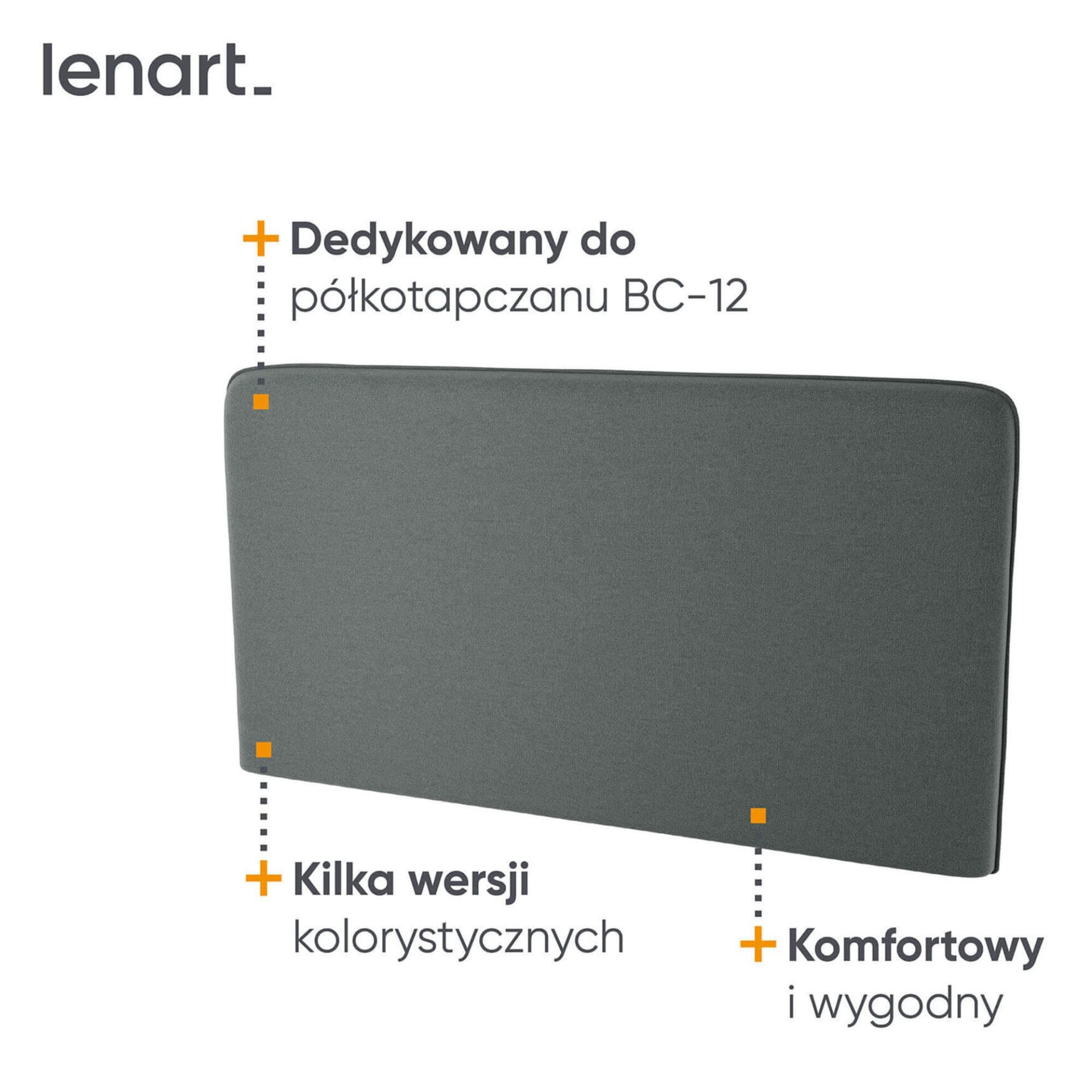 LOVOS KONCEPCIJA BC-17 - minkšta galvos atrama 160, skirta BC-12 - grafito spalvos ART 82630 — изображение 3