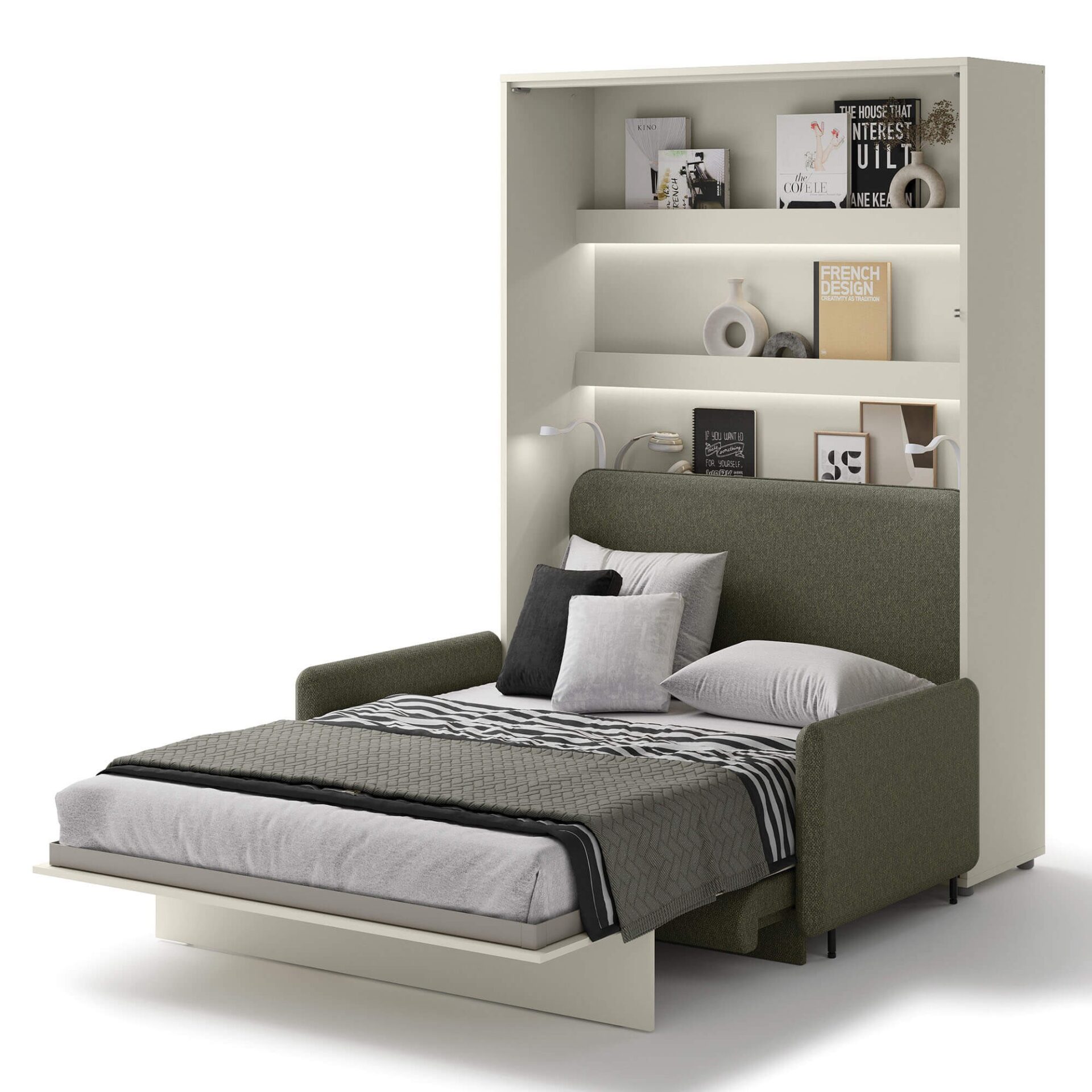 Lovos koncepcija BC-18 - Sofa 140, skirta BC-01 - žalia/kašmyro fasadas — изображение 3