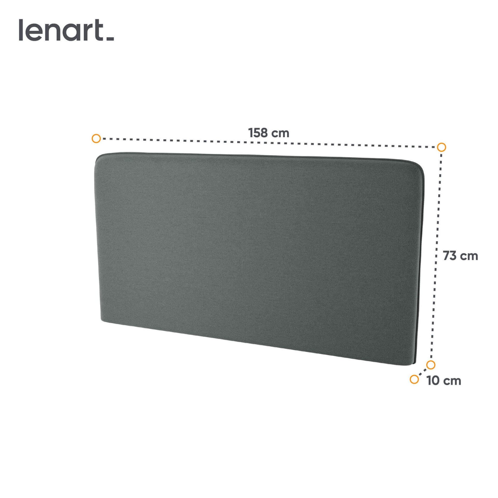 LOVOS KONCEPCIJA BC-17 - minkšta galvos atrama 160, skirta BC-12 - grafito spalvos ART 82630 — изображение 4