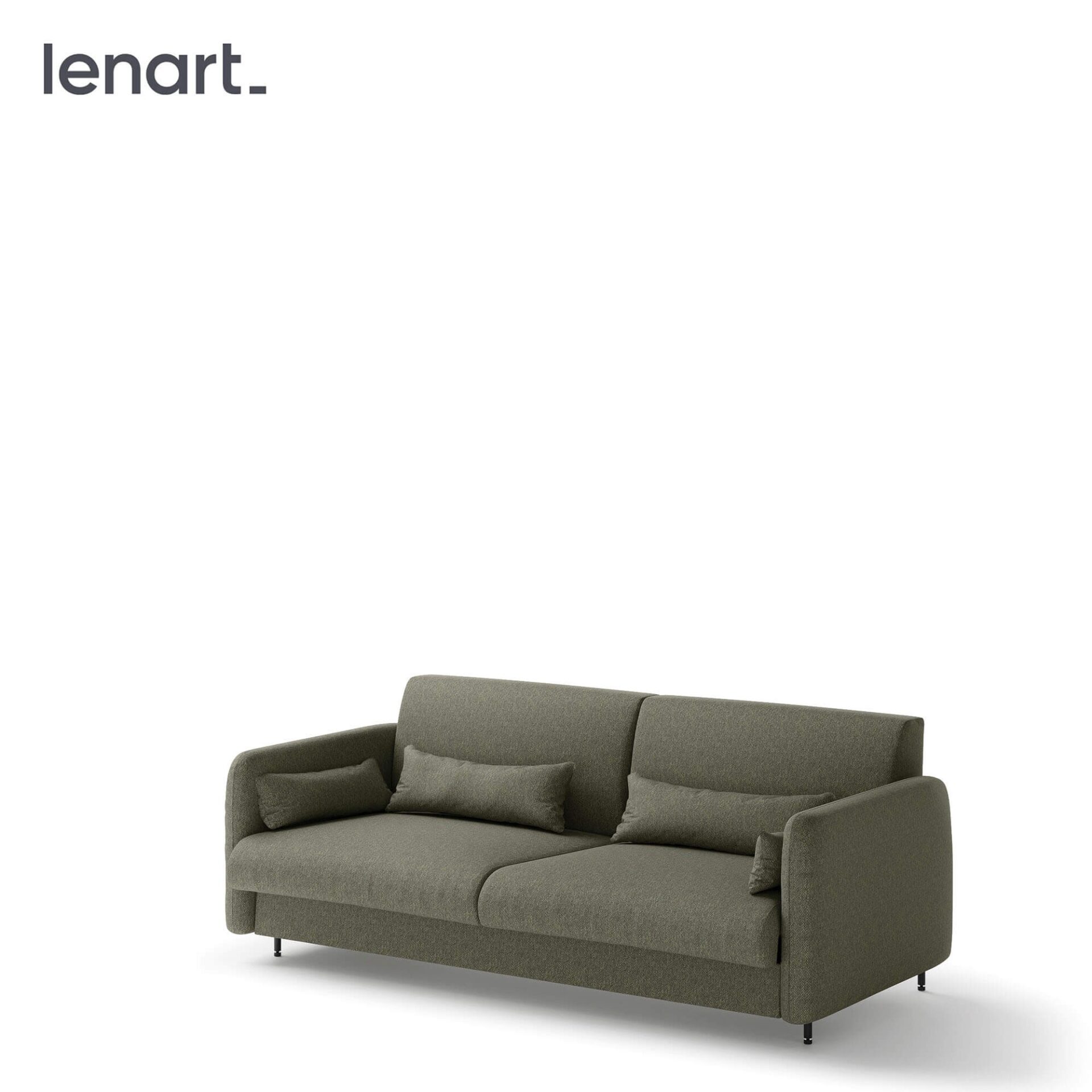 Lovos koncepcija BC-19 - Sofa 160, skirta BC-12 - žalia/kašmyro priekis - Paveikslėlis 4