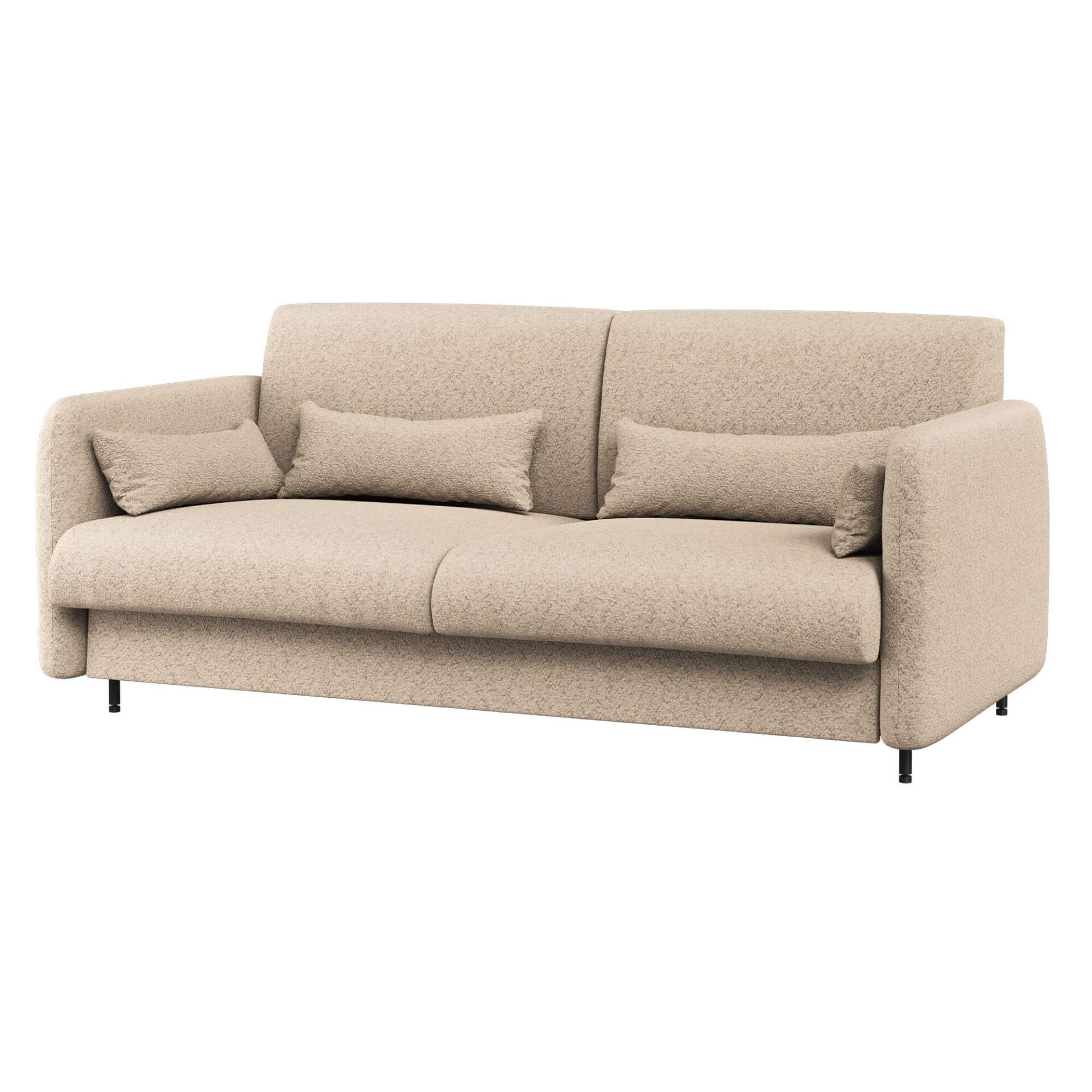 LOVOS KONCEPCIJA BC-35 - Sofa 180, skirta BC-13 - buklė smėlio spalvos/artisan ąžuolo priekis - Paveikslėlis 5