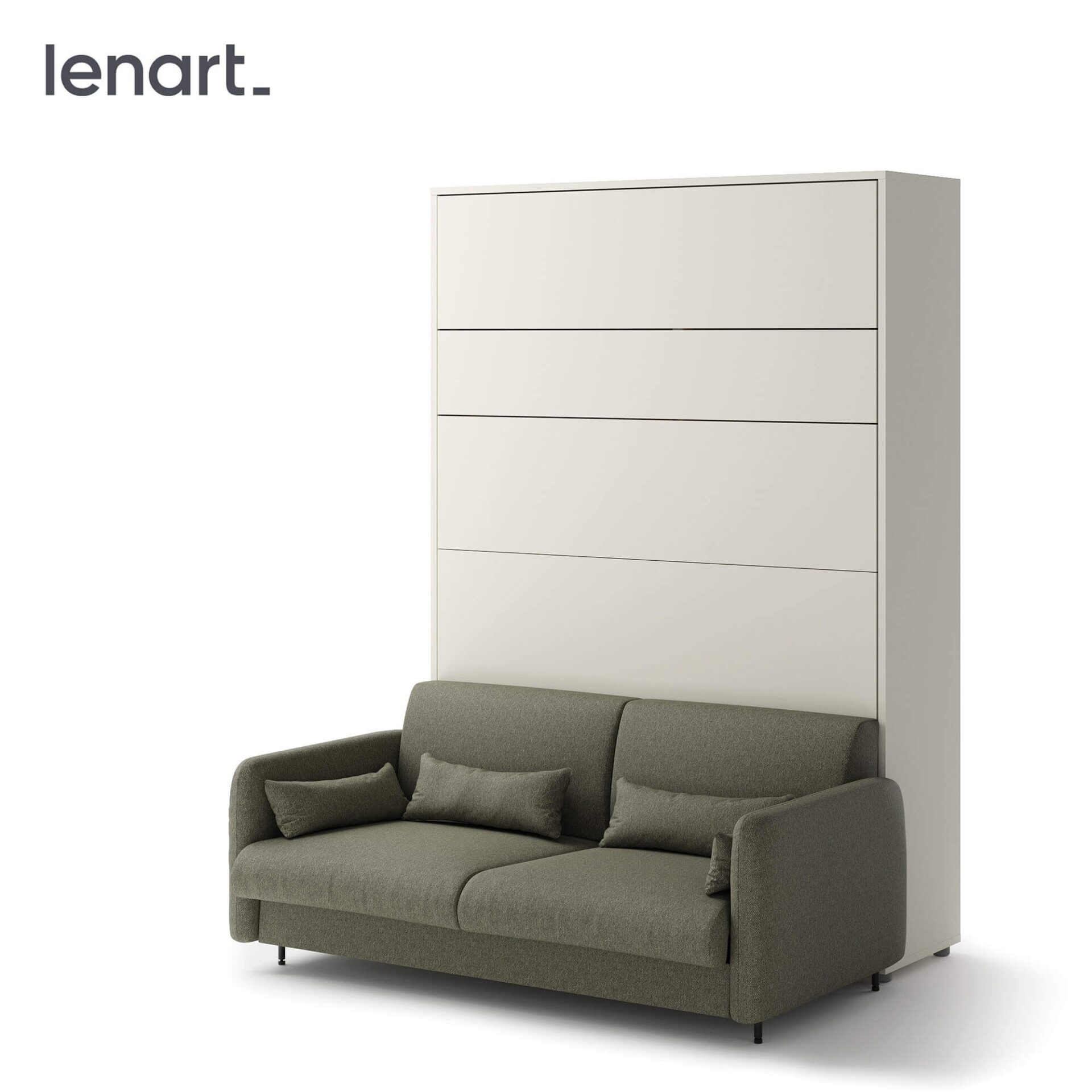 Lovos koncepcija BC-18 - Sofa 140, skirta BC-01 - žalia/pilka priekinė dalis — изображение 6