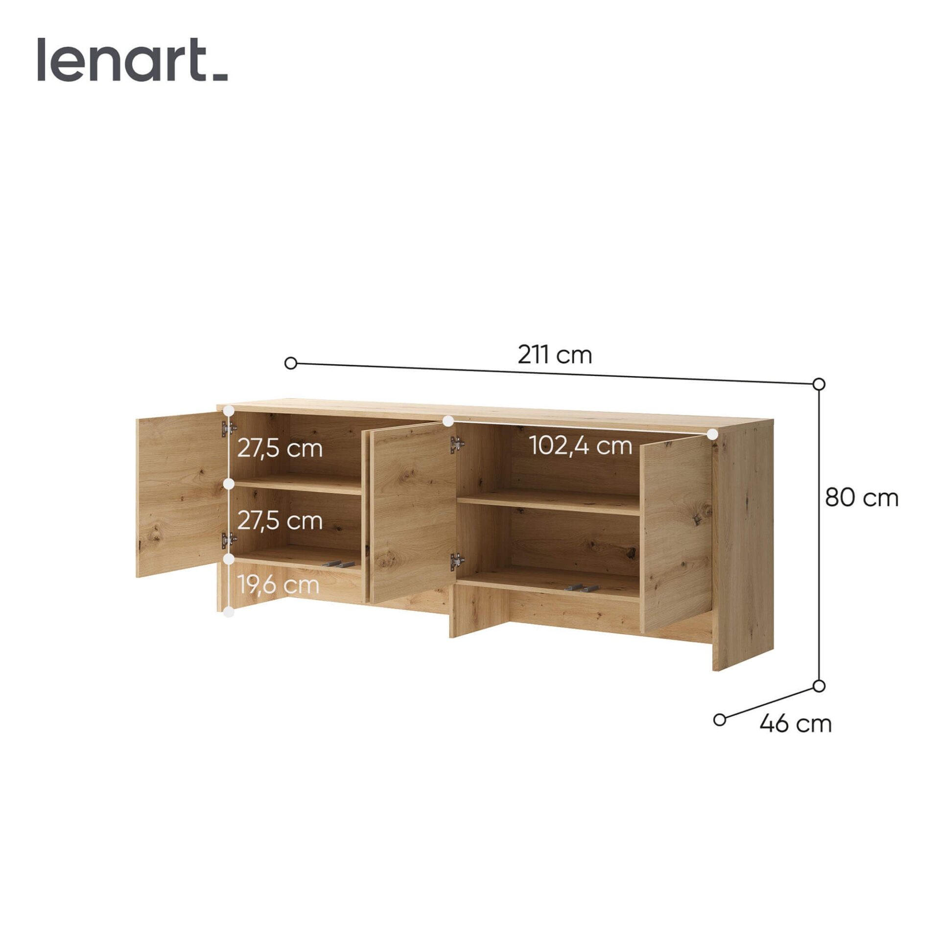 LOVOS KONCEPCIJA BC-10 - BC-05 prailginimas - ąžuolas iš dirbtinio medžio — изображение 7