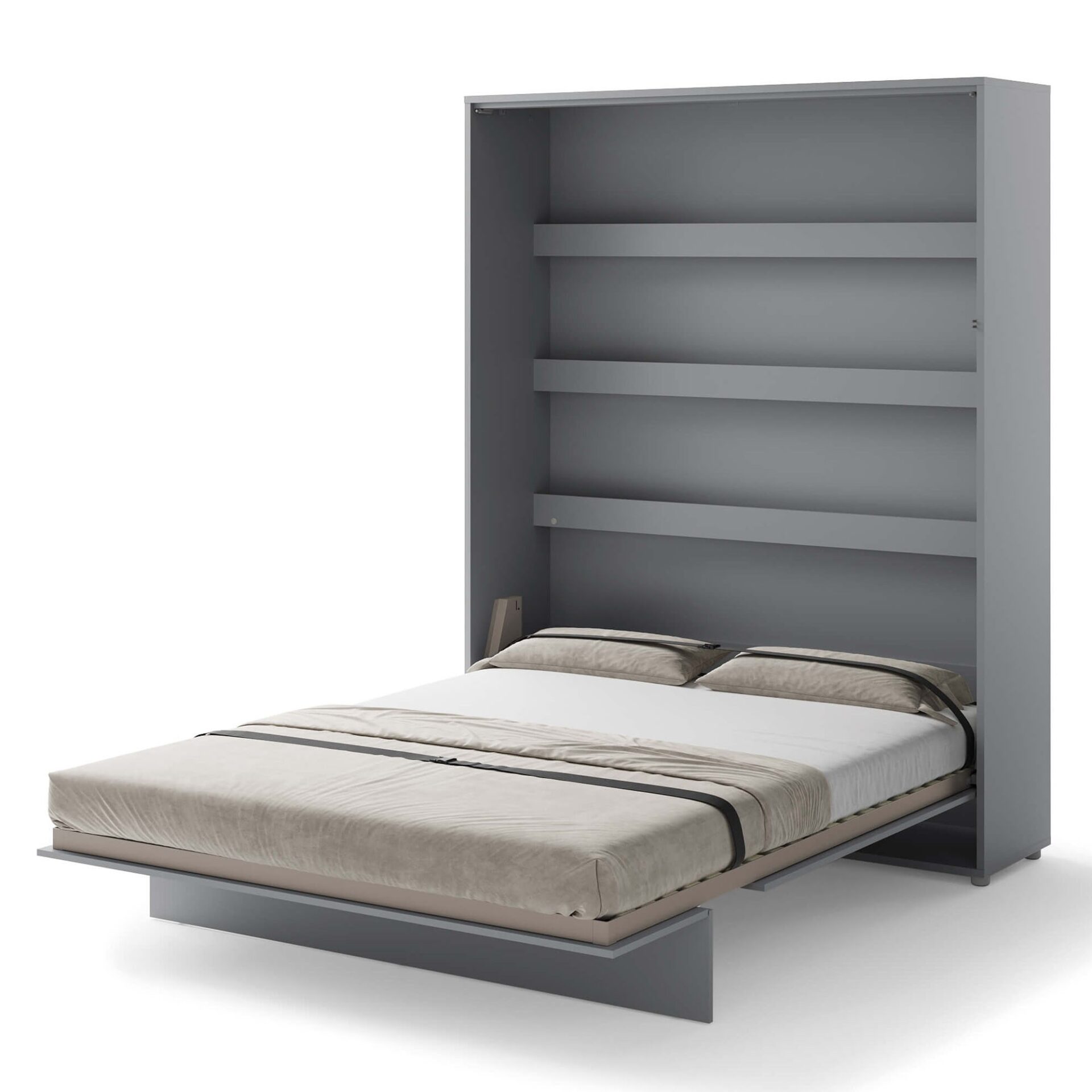 Lovos koncepcija BC-12 - vertikali sieninė lova 160 - pilka - Paveikslėlis 7