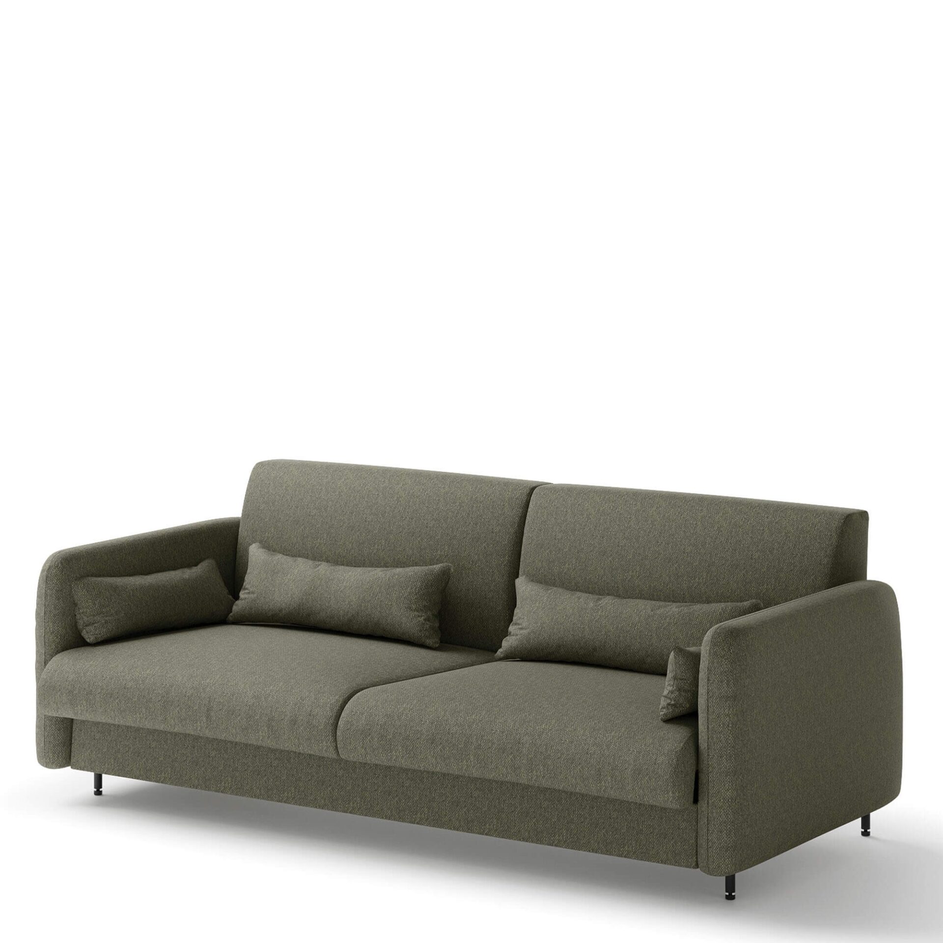 Lovos koncepcija BC-19 - Sofa 160, skirta BC-12 - žalia/balta priekinė dalis — изображение 7