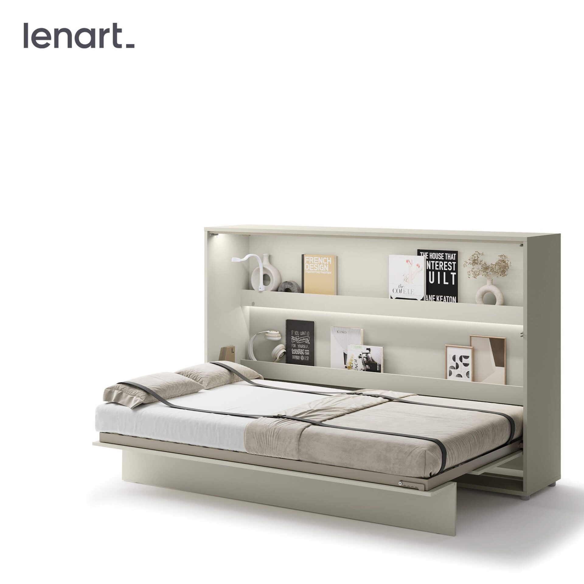 Lovos koncepcija BC-05 - horizontali sieninė lova 120 - kašmyro - Paveikslėlis 7