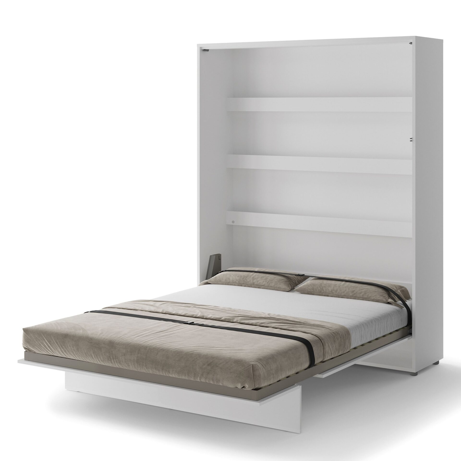 Lovos koncepcija BC-12p - vertikali sieninė lova 160 - balta blizgi — изображение 3