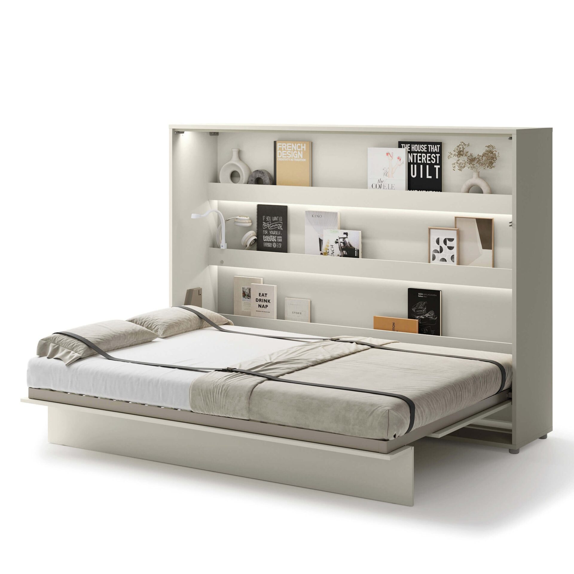 Lovos koncepcija BC-04 - horizontali sieninė lova 140 - kašmyro - Paveikslėlis 2