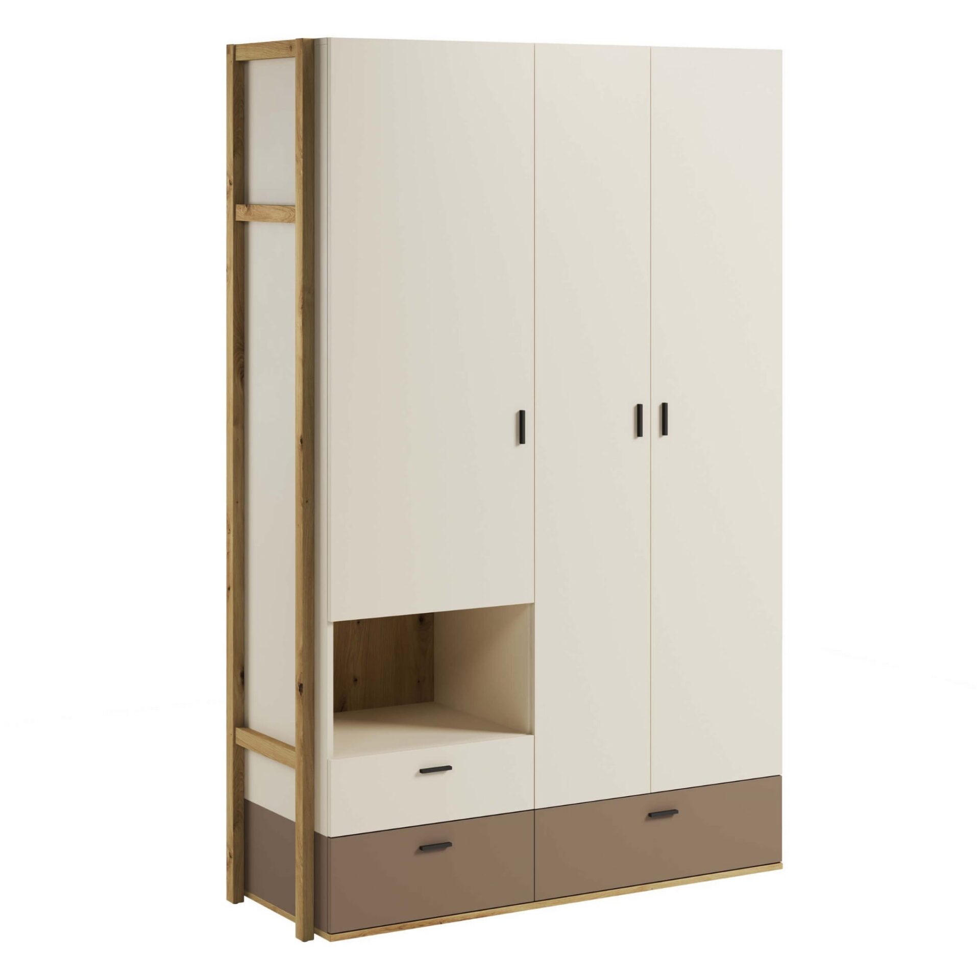 LENNY LY-01 jaunimo spinta | Artisan ąžuolas + smėlio spalva + triufeliai