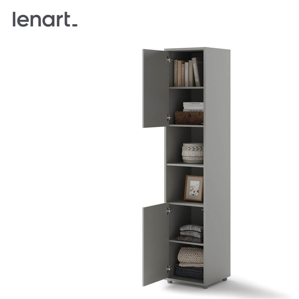 Lovos koncepcija BC-08 - 2d spintelė - pilka