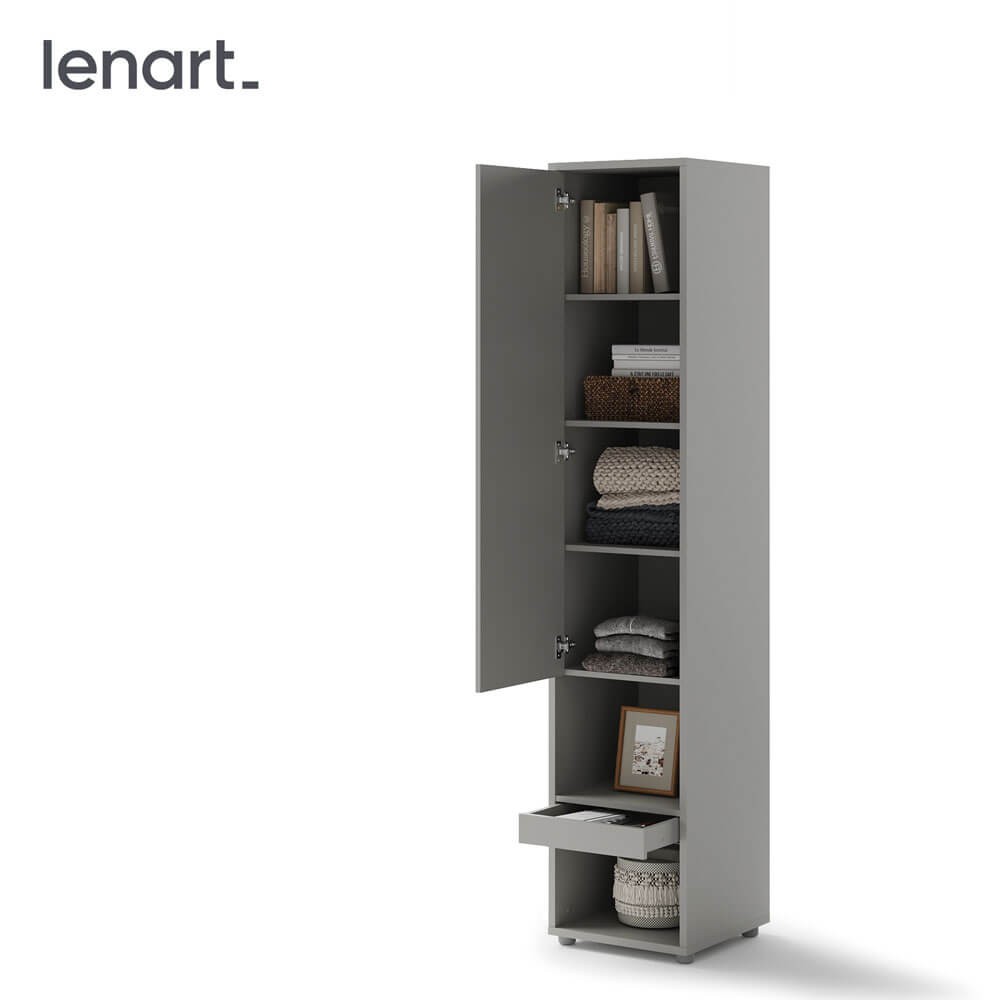 Lovos koncepcija BC-07 - 1d1s spintelė - pilka