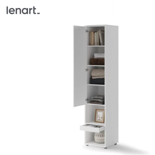 Lovos koncepcija BC-07 – 1d1s spintelė – balta