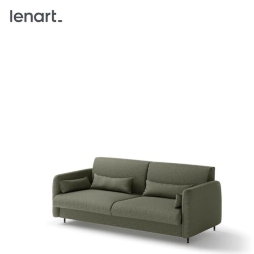 Lovos koncepcija BC-19 – Sofa 160, skirta BC-12 – žalia/balta priekinė dalis