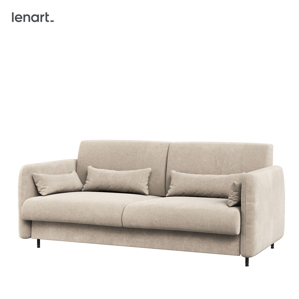LOVOS KONCEPCIJA BC-19 - Sofa 160, skirta BC-12 - smėlio spalvos ART 82610 / meniško ąžuolo priekis