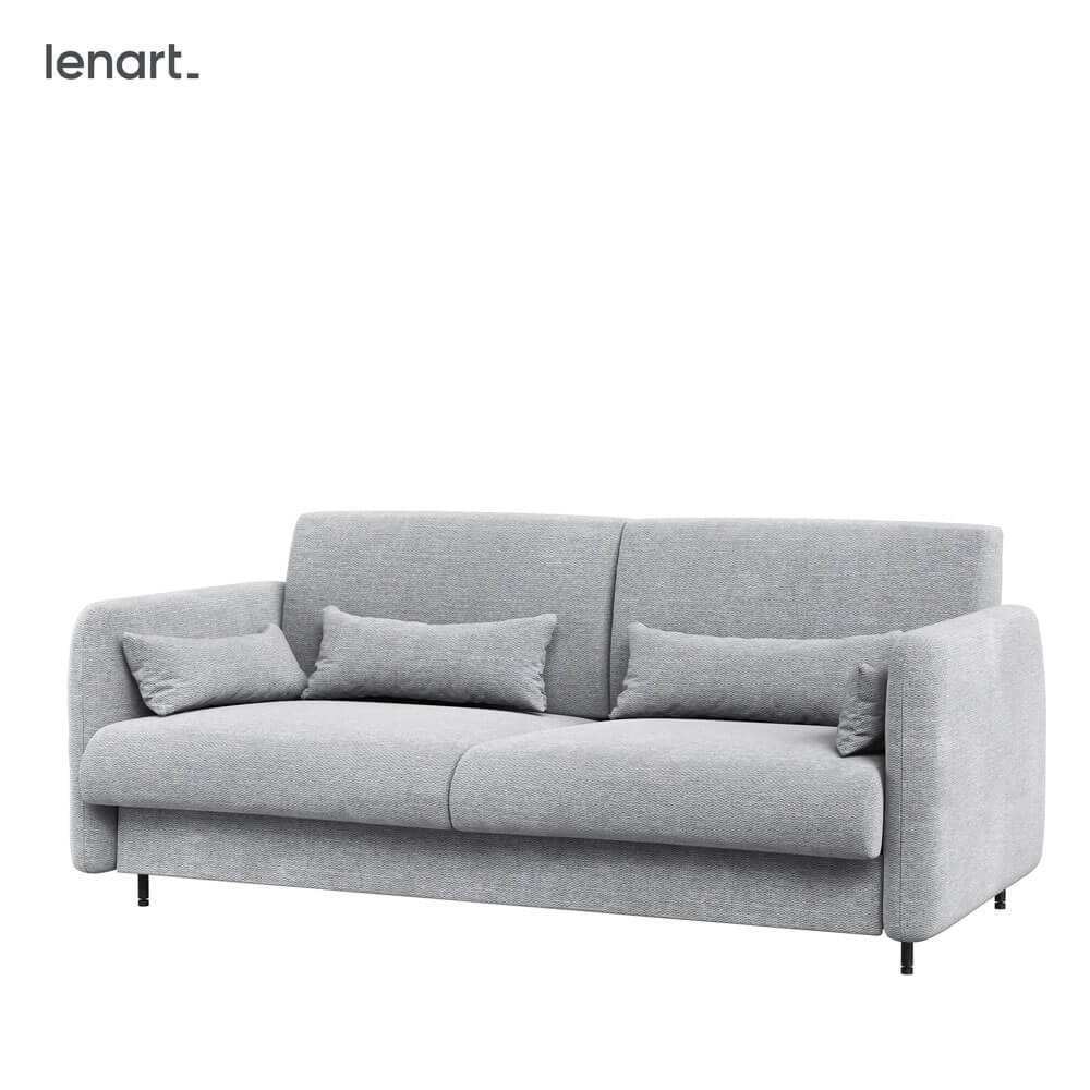 LOVOS KONCEPCIJA BC-18 - Sofa 140, skirta BC-01 - pilka ART 82626 / baltas priekis