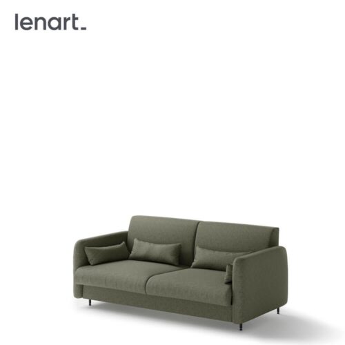 Lovos koncepcija BC-18 – Sofa 140, skirta BC-01 – žalia/balta priekinė dalis