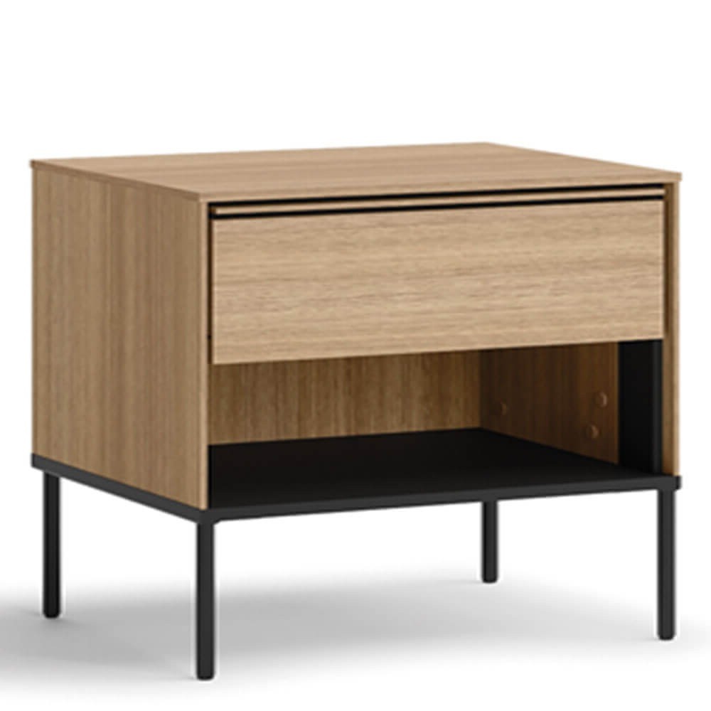 VISSO VI-10 naktinis staliukas | Linijinis ąžuolas