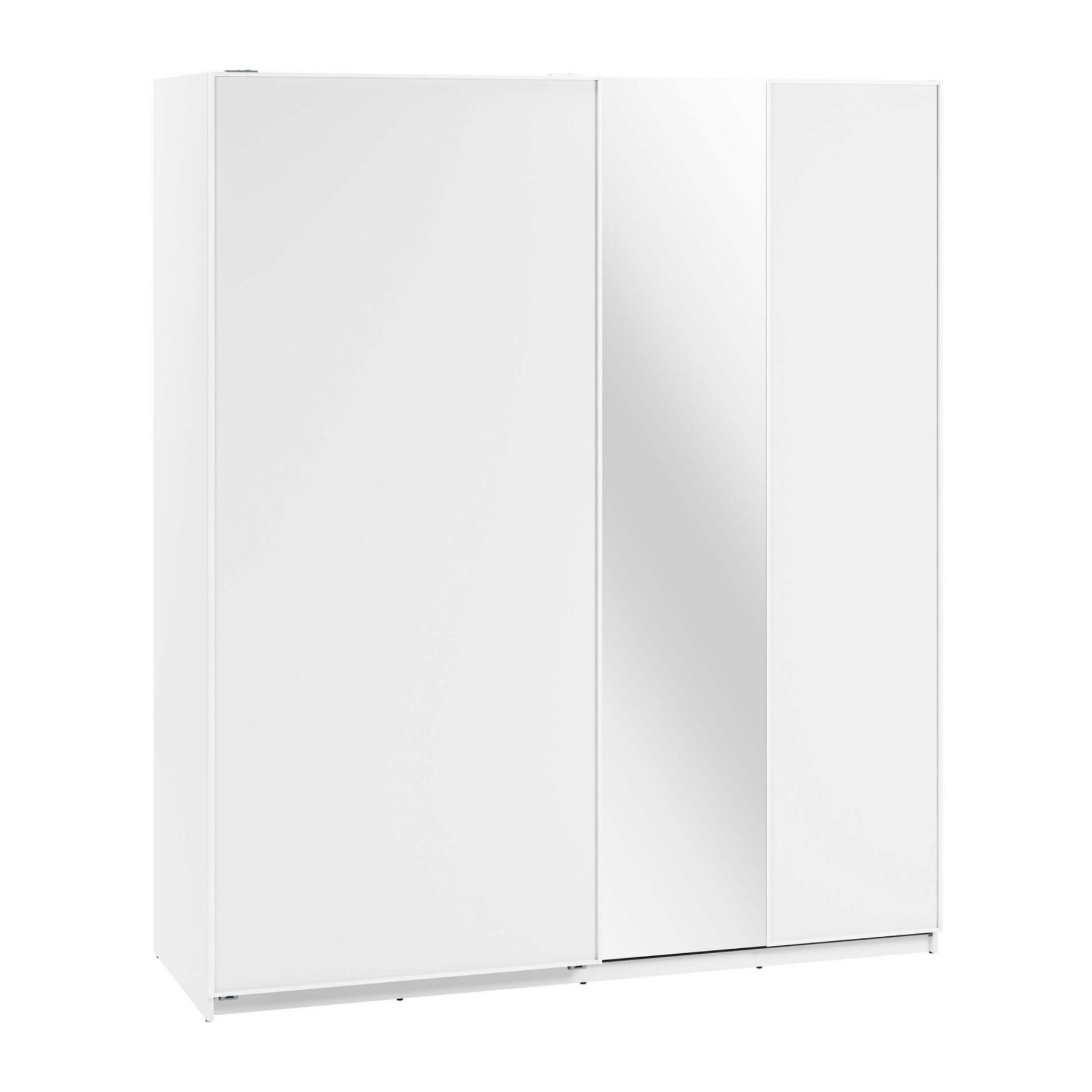 Stumdoma spinta su veidrodžiu MAXI MX-04 | 200 | Balta