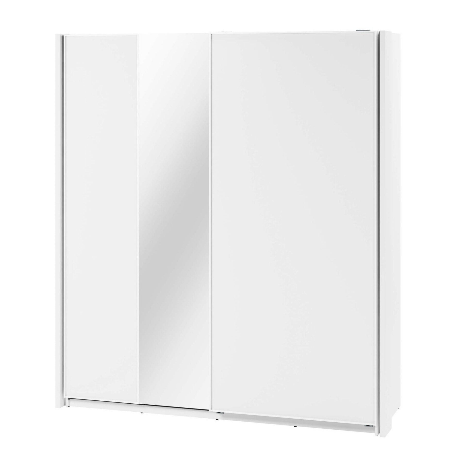 Stumdoma spinta su veidrodžiu MAXI MX-04 | 200 | Balta - Paveikslėlis 3