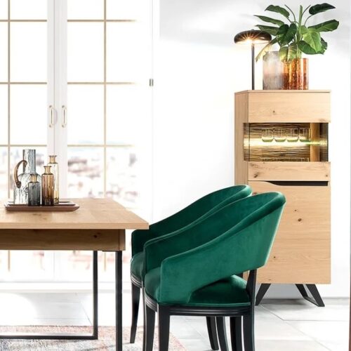 Aukšta ir žema komoda MALAGA MA–W3/4-W1/2(L,P) 145