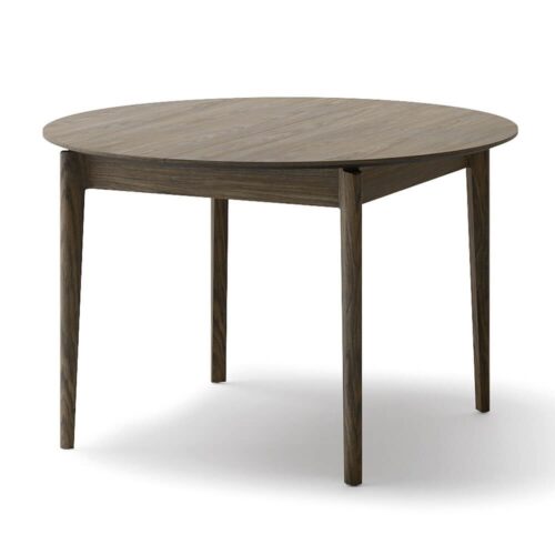 Apvalus ištraukiamas stalas PLOT PT-04 | 120-240 | Tamsaus ąžuolo