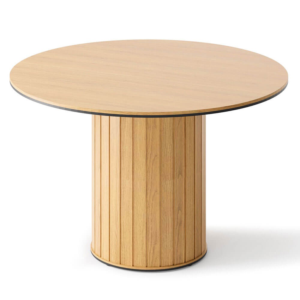 ROTTO RT-09 apvalus valgomojo stalas | 120 cm | Vincenza ąžuolas