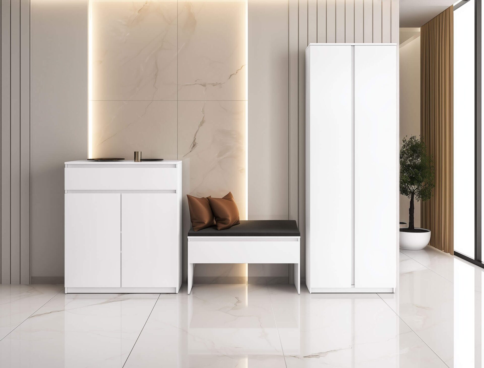 SIMPLY SM-01 2D spinta | Balta — изображение 5