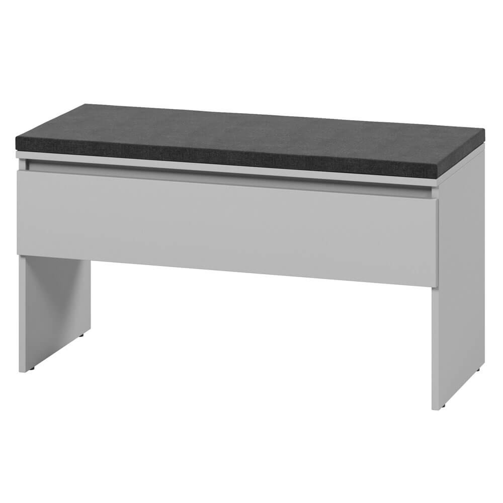 Batų spintelė su sėdyne SIMPLY SM-03 1K | Pilka