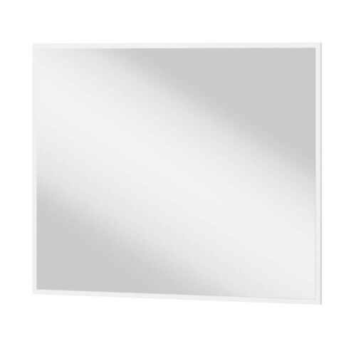 SIMPLY SM-04 stačiakampis veidrodis | Baltas rėmas