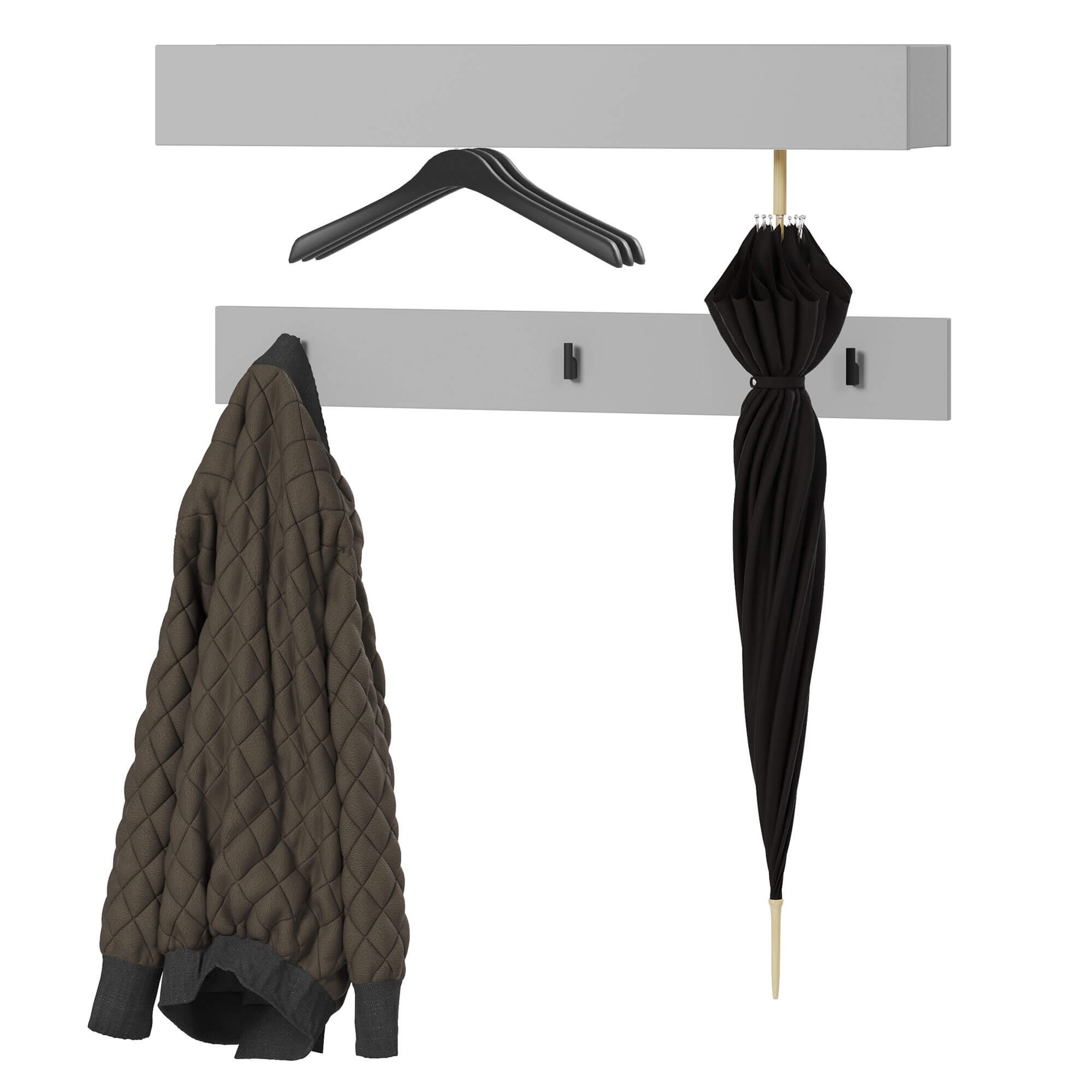 SIMPLY SM-06 Prieškambario pakaba | Pilka - Paveikslėlis 3