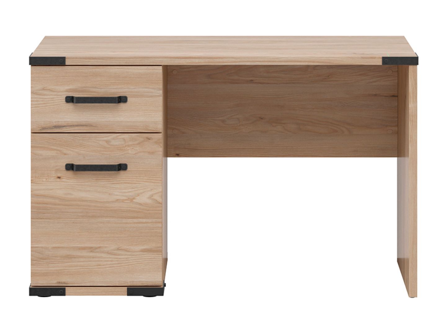 LARA rašomasis stalas su vienvėrėmis durimis ir stalčiumi, 117 cm, Baltarusijos uosis