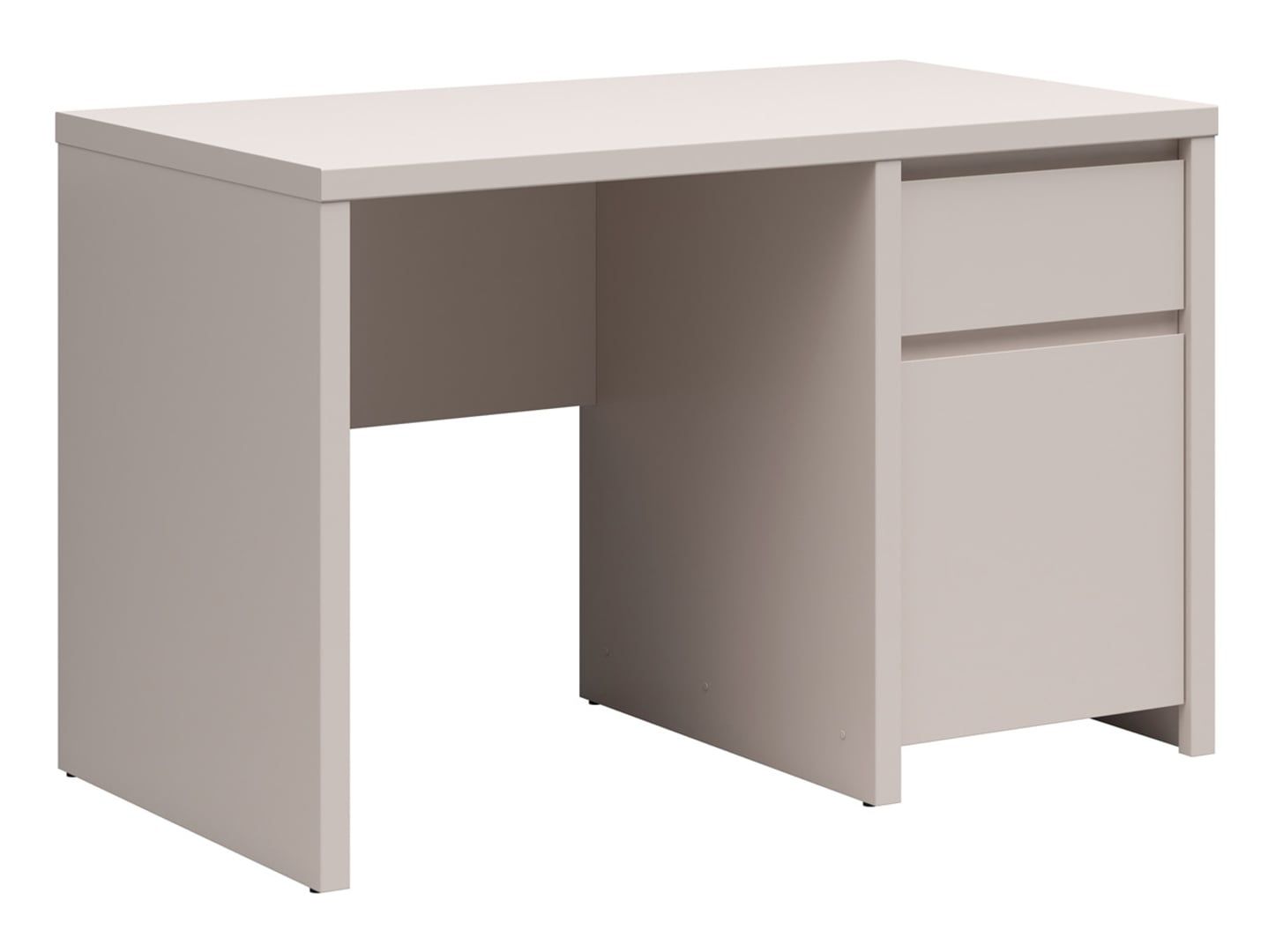 KASPIAN vienų durų rašomasis stalas su stalčiumi, 120 cm, kašmyro spalvos