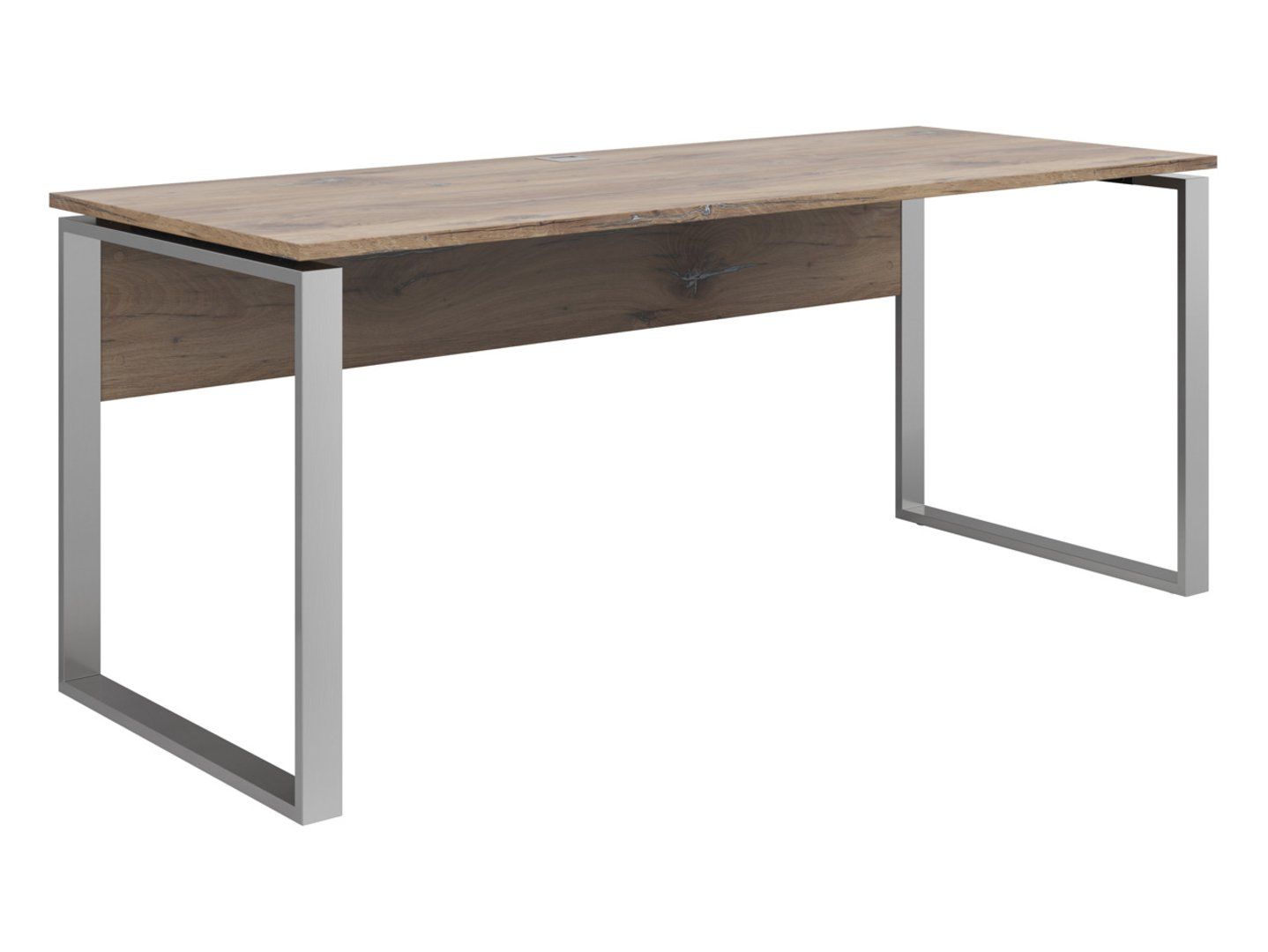 Nevada 180 cm rėminis stalas, tamsaus ąžuolo spalvos