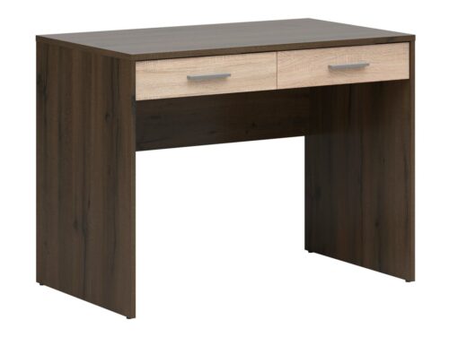 NEPO PLUS rašomasis stalas su dviem stalčiais, 100 cm, kilnus ąžuolas/somona ąžuolas