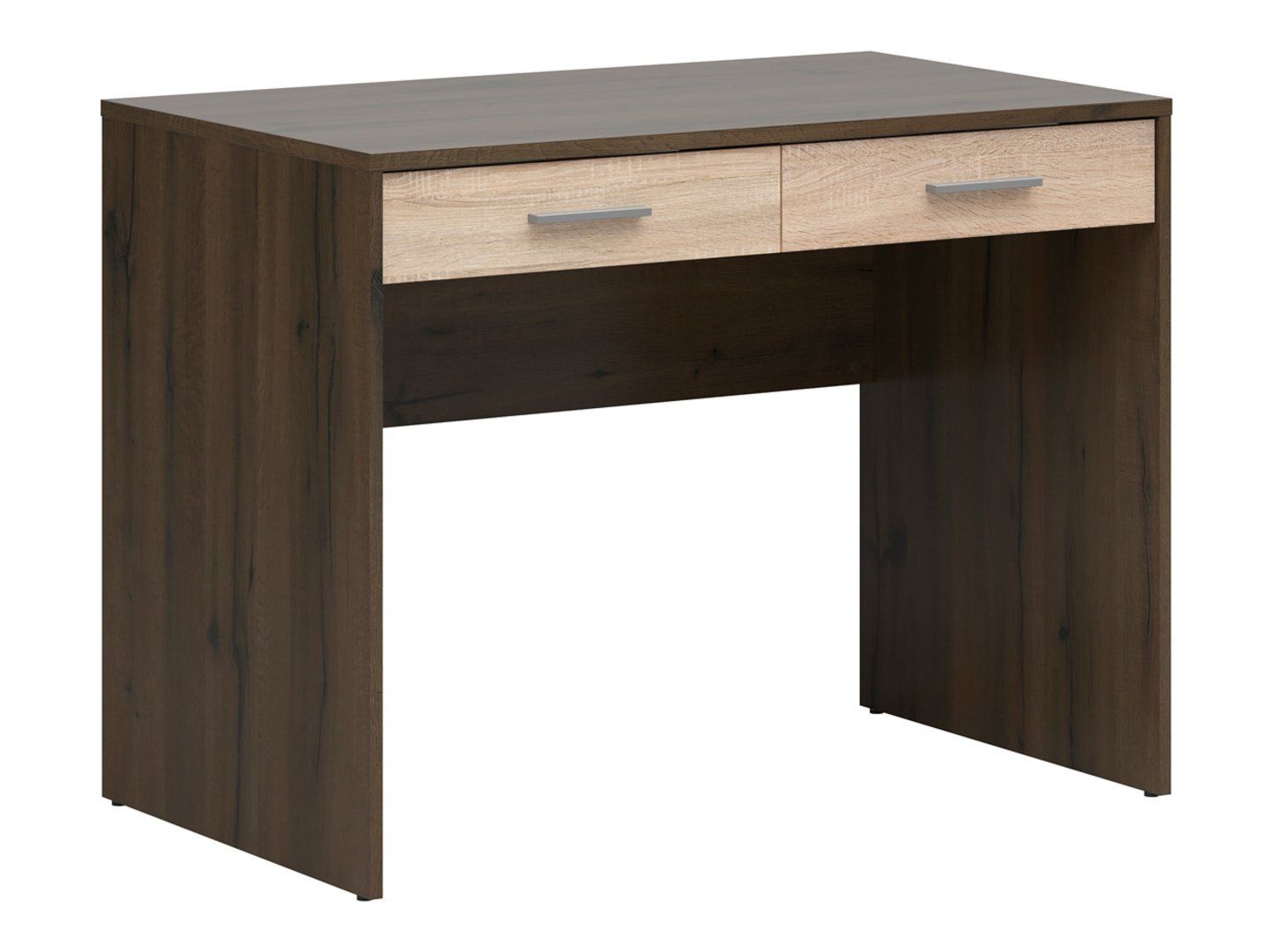 NEPO PLUS rašomasis stalas su dviem stalčiais, 100 cm, kilnus ąžuolas/somona ąžuolas