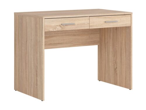 NEPO PLUS rašomasis stalas su dviem stalčiais, 59 cm, Sonoma ąžuolas