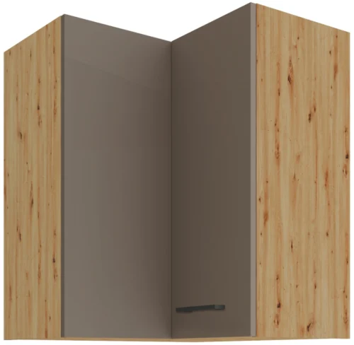 Viršutinė kampinė spintelė Bologna 60×60 GN-72 2F 90 laipsnių