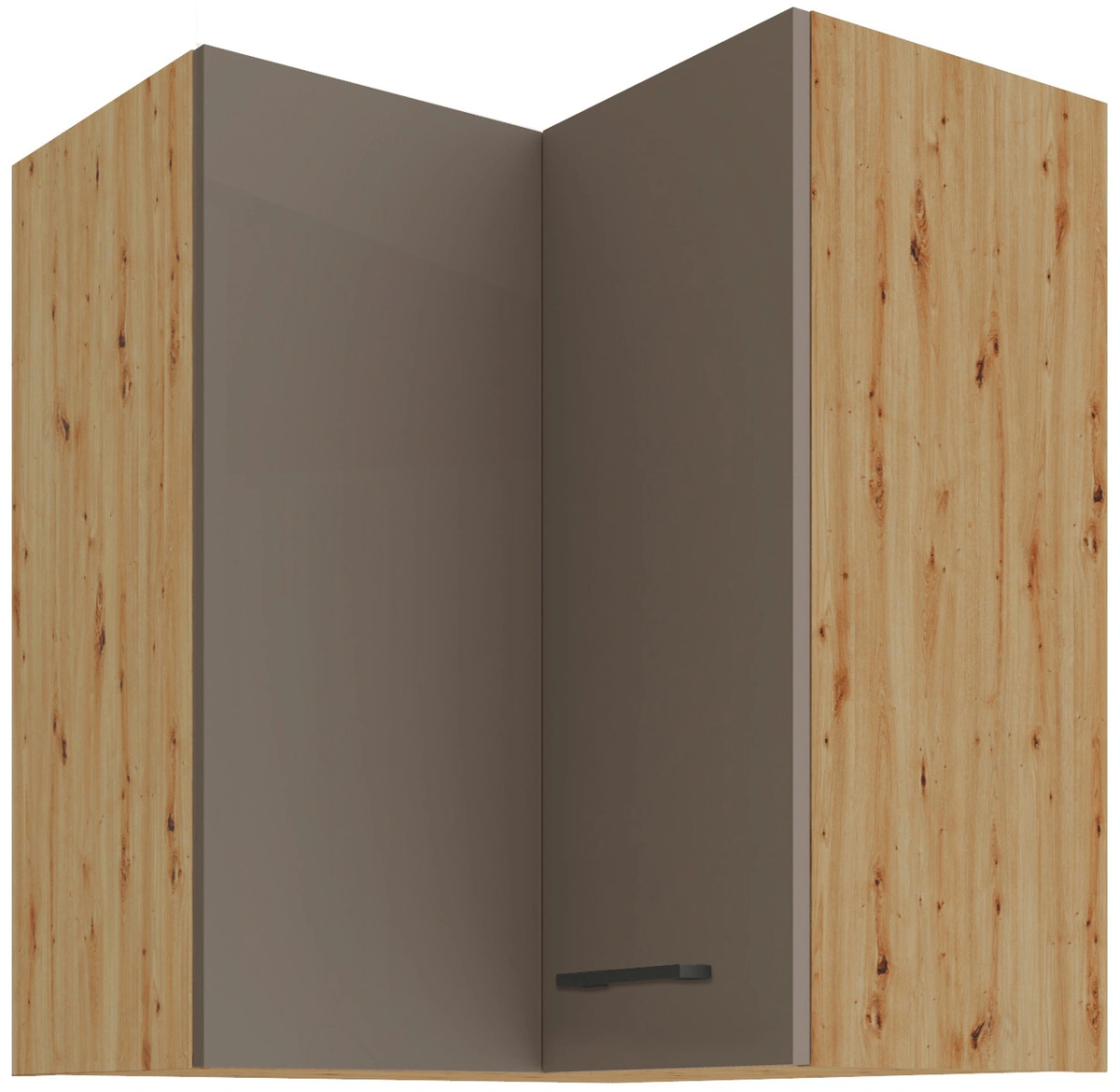 Viršutinė kampinė spintelė Bologna 60x60 GN-72 2F 90 laipsnių