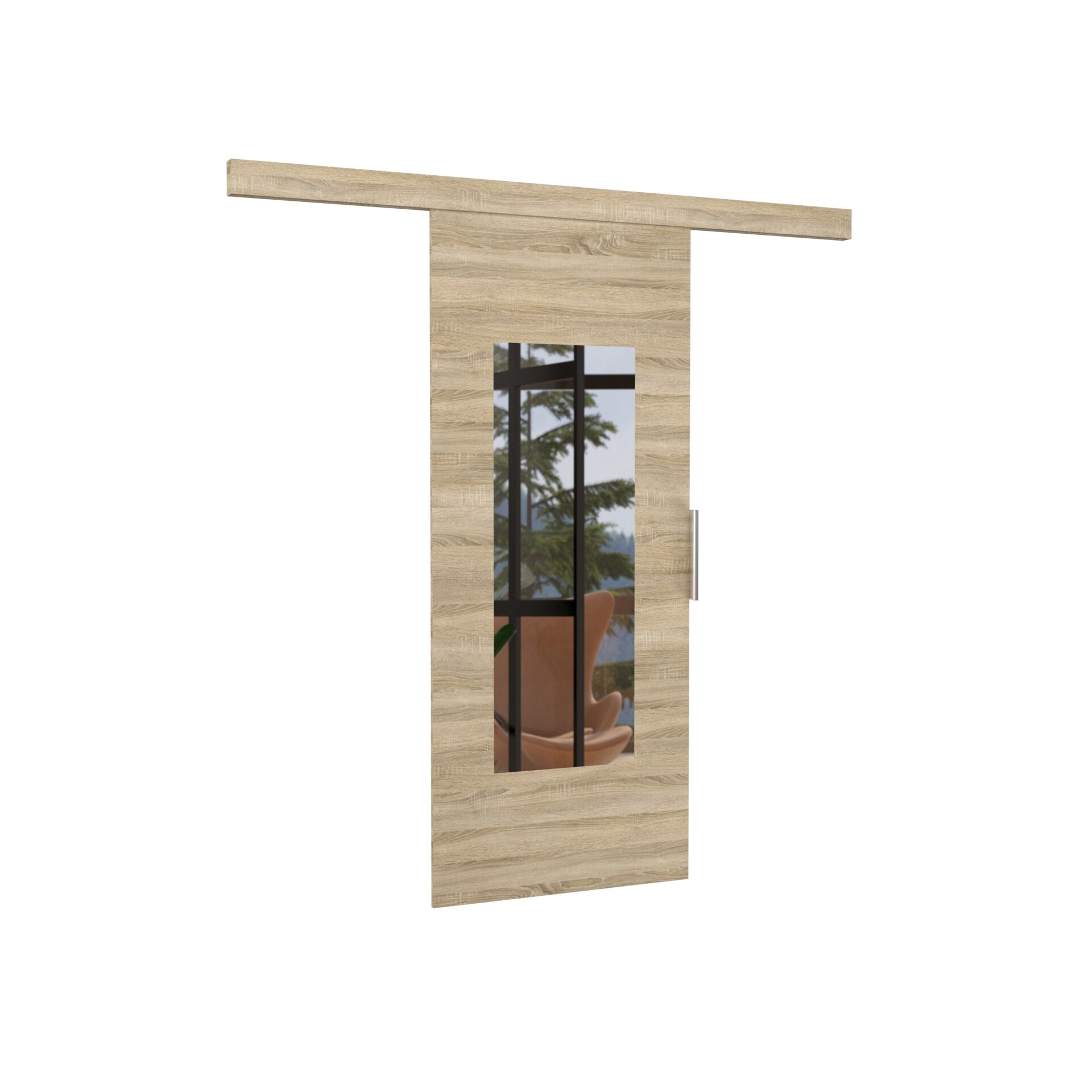 NELA 86 Sonoma ADRK prie sienos montuojamos stumdomos durys