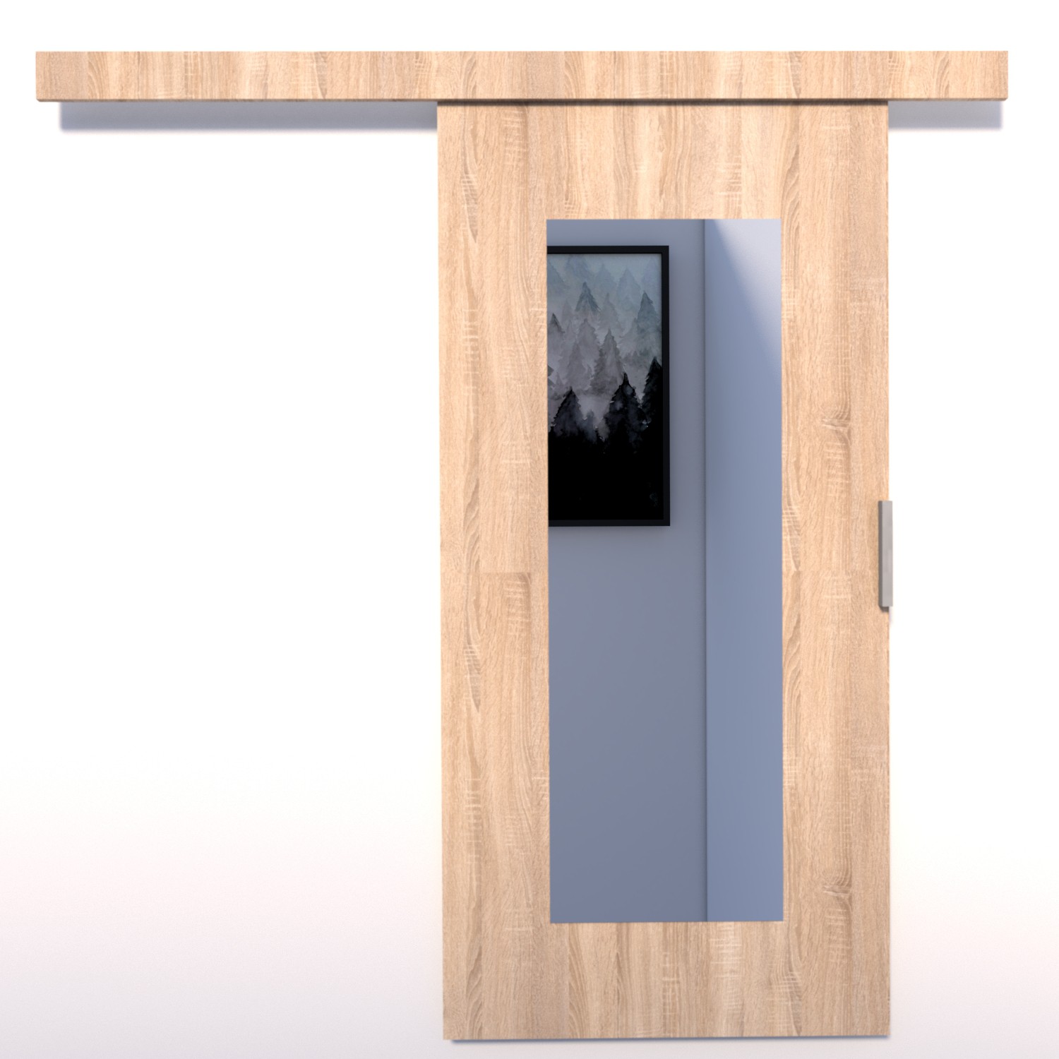 NELA 96 Sonoma ADRK prie sienos montuojamos stumdomos durys