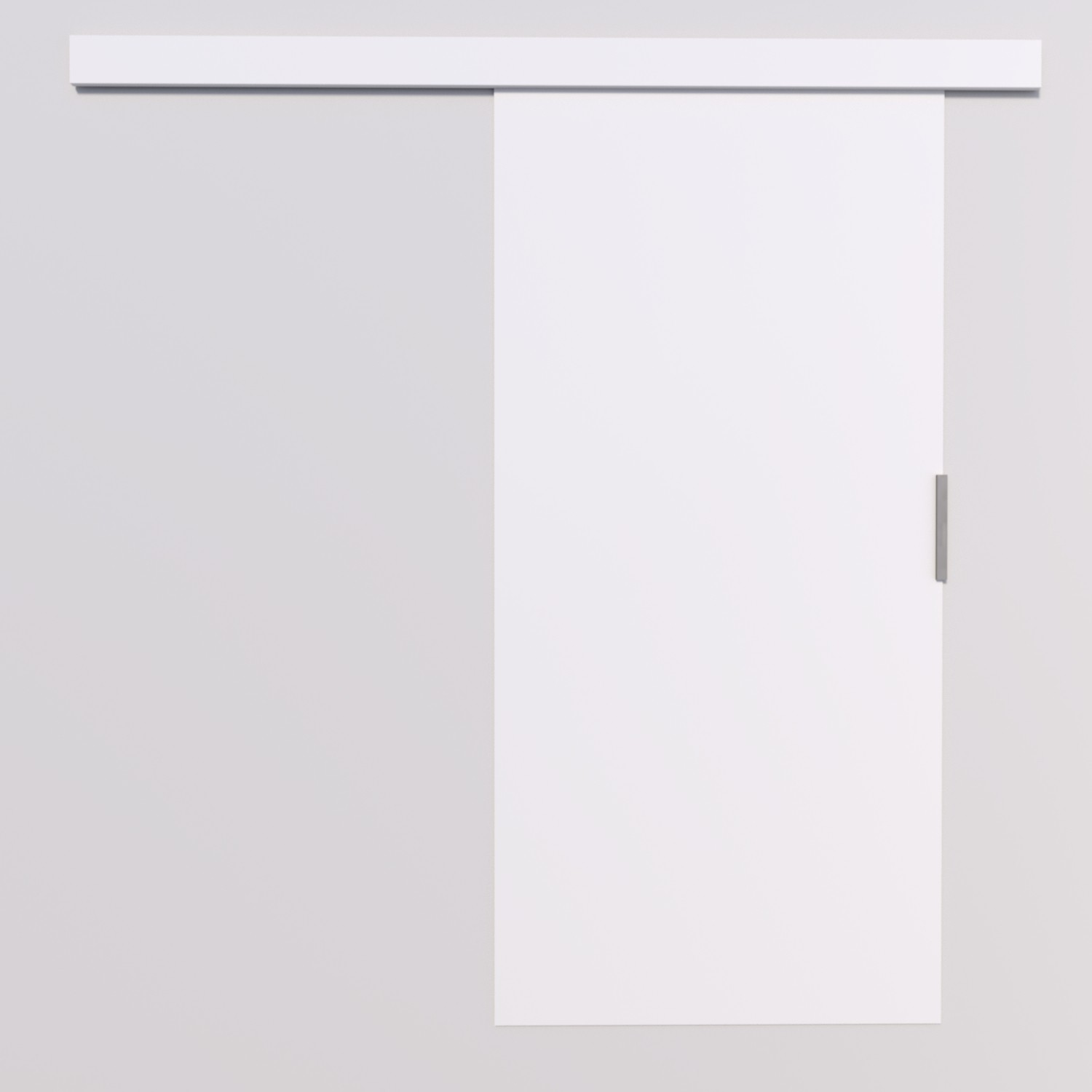 PIXI 76 baltos ADRK prie sienos tvirtinamos stumdomos durys