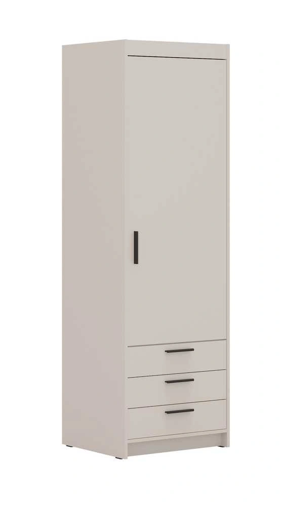 Elena spinta su stalčiais 1D3S smėlio spalvos