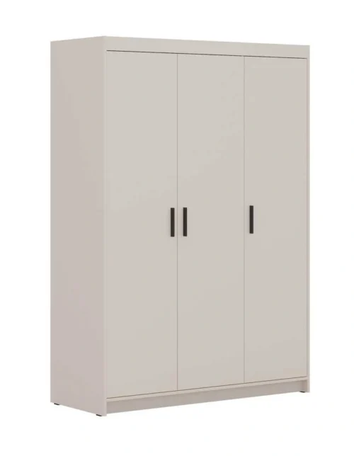 Elena 3D trijų durų spinta, smėlio spalvos