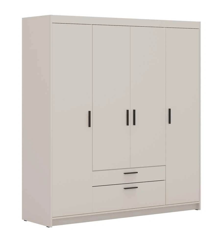 Elena 4D keturių durų spinta, smėlio spalvos